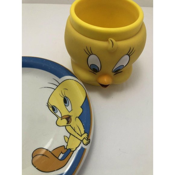 Vintage Gibson Looney Toons Tweety Bird Set - Picture 8 of 9